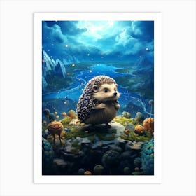 Hedgehog 2 Art Print