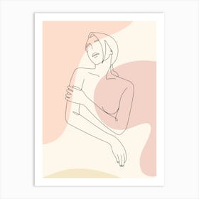 Woman With Breasts.5 Art Print