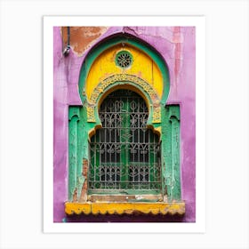 Window Of Islamic Building Art Print