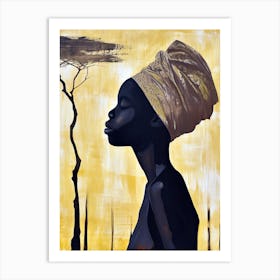 The African Woman; A Boho Ode Art Print