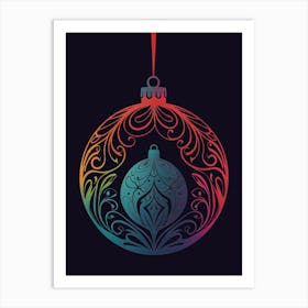 Winter Ornament Art Print