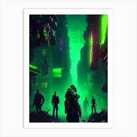 Cyberpunk City Art Print