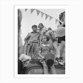 Untitled Photo, Possibly Related To Group Of People At Southern Louisiana State Fair, Donaldsonville, Louisiana Art Print