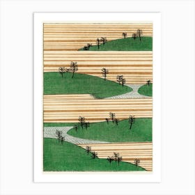 Landscape Illustration, Shin Bijutsukai 2 Art Print