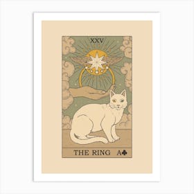 The Ring Cat Art Print