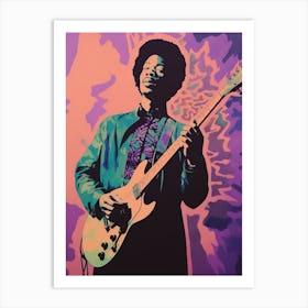 Jimi Hendrix Purple Haze 6 Art Print