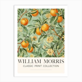 William Morris, Inspired Orange Blossom 1 Art Print