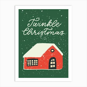 Twinkle Christmas Art Print