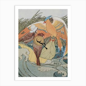 Birds In Flight 1 Art Print