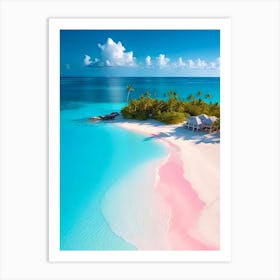 Pink Sand Beach Art Print