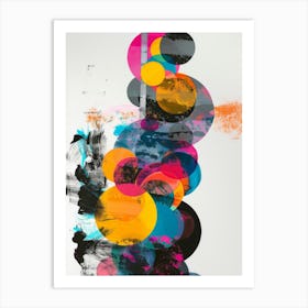 Abstract Circles 35 Art Print