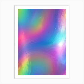 Abstract Rainbow Background Art Print