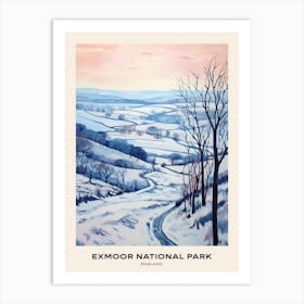 Exmoor National Park England 4 Poster Art Print