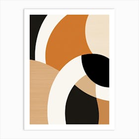 Beige Ballet: Circles of Bauhaus Elysium Art Print