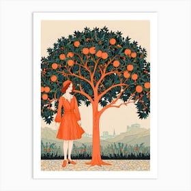 Orange Tree Art Print