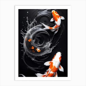 Koi Fish Art Print