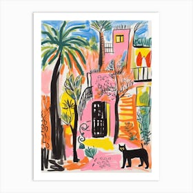 Baghdad, Dreamy Storybook Illustration 2 Art Print