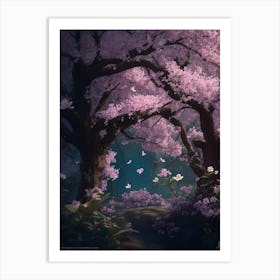 Dreamshaper V7 Enchanted Blossoms 0 Art Print