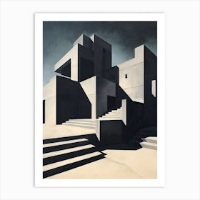 Modern Architecture Minimalist 10 Art Print