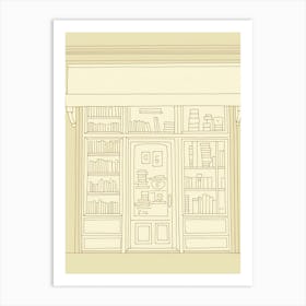 Florence The Book Nook Pastel Colours 4 Art Print