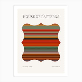 Stripes Pattern Poster 25 Art Print