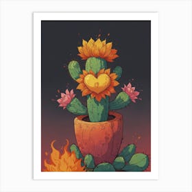 Cactus 13 Art Print