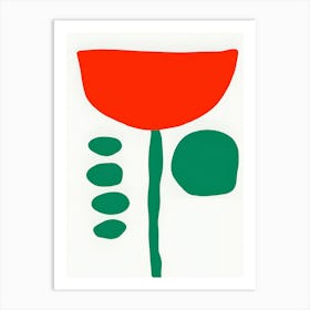 Red Flower 2 Art Print