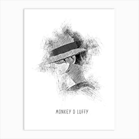 Monkey D Luffy 1 Art Print