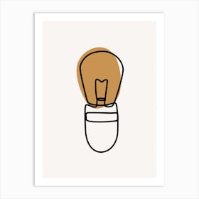 Light Bulb 4 Art Print