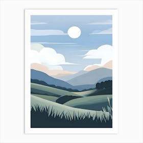 Landscape Illustration 2 Art Print