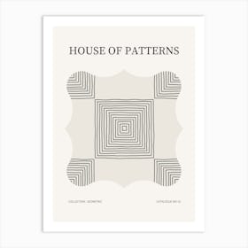 Geometric Pattern Poster 1 Art Print