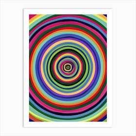 Psychedelic Spiral Art Print