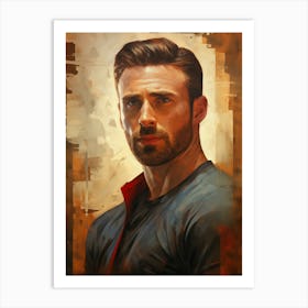 Chris Evans (3) Art Print