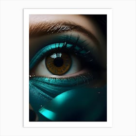 Eye Of A Woman~ Escape Clause ~ Reimagined Art Print