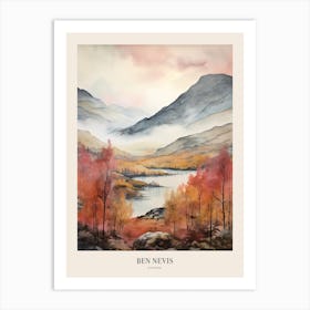 Ben Nevis Scotland Uk Trail Poster Art Print