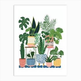 Houseplants 11 Art Print