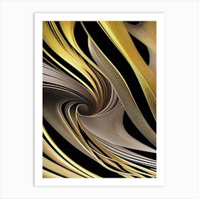 Abstract Swirls III Art Print