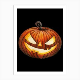 Halloween Pumpkin 2 Art Print