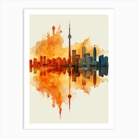 Toronto Skyline 2 Art Print