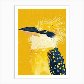Yellow Kookaburra 2 Art Print