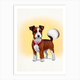Wire Fox Terrier Illustration Dog Art Print