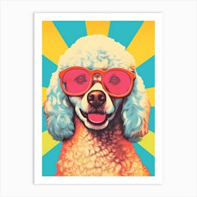 Poodle In Sunglasses 2 Art Print