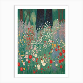 Garden Of Flowers Art Print