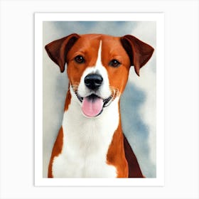 Basenji 3 Watercolour Dog Art Print