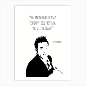 Kramer Seinfeld Art Print