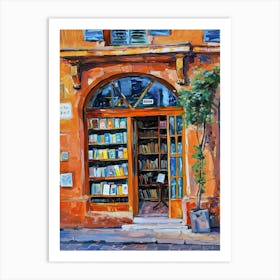 Lyon Book Nook Bookshop 4 Art Print