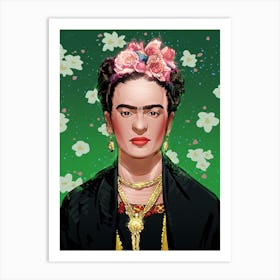 Frida Kahlo Portrait Art Print