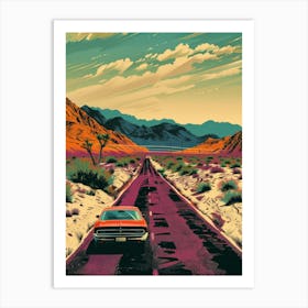 Road To Joshua Art Print