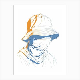 Bucket Hat Art Print