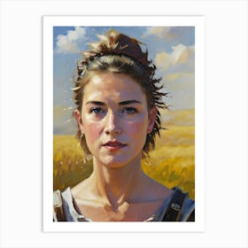 Portrait Of A Young Woman 18 Art Print